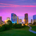 Houston Twilight Mural Wallpaper - pure wallpaper artwork