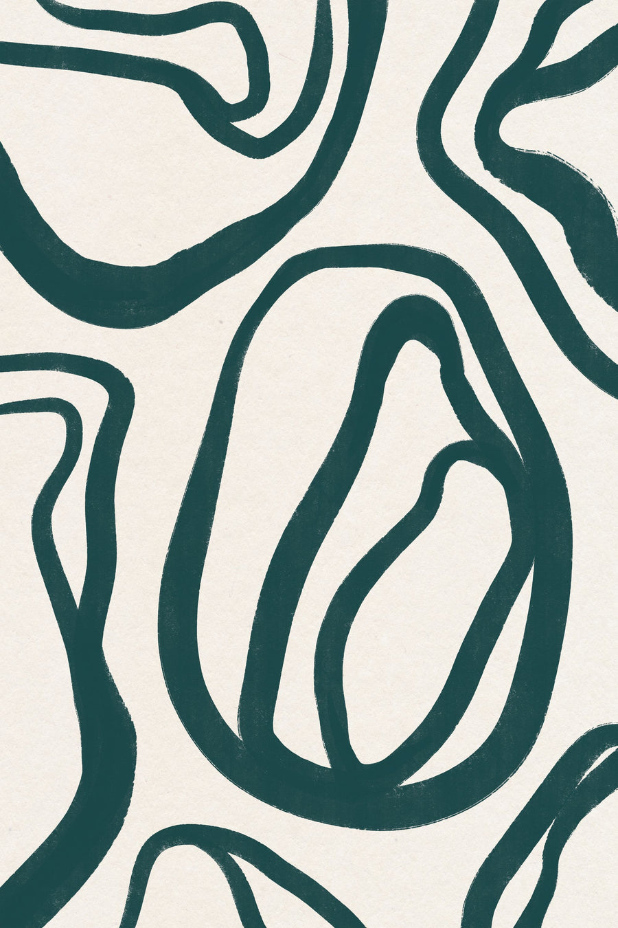 Organic Abstract III Mural Wallpaper