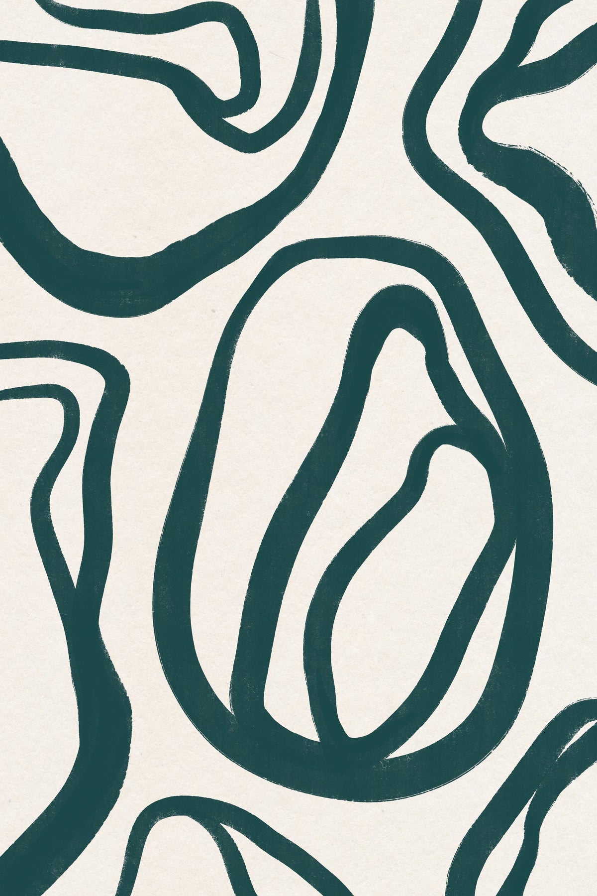 Organic Abstract III Mural Wallpaper - pure wallpaper artwork