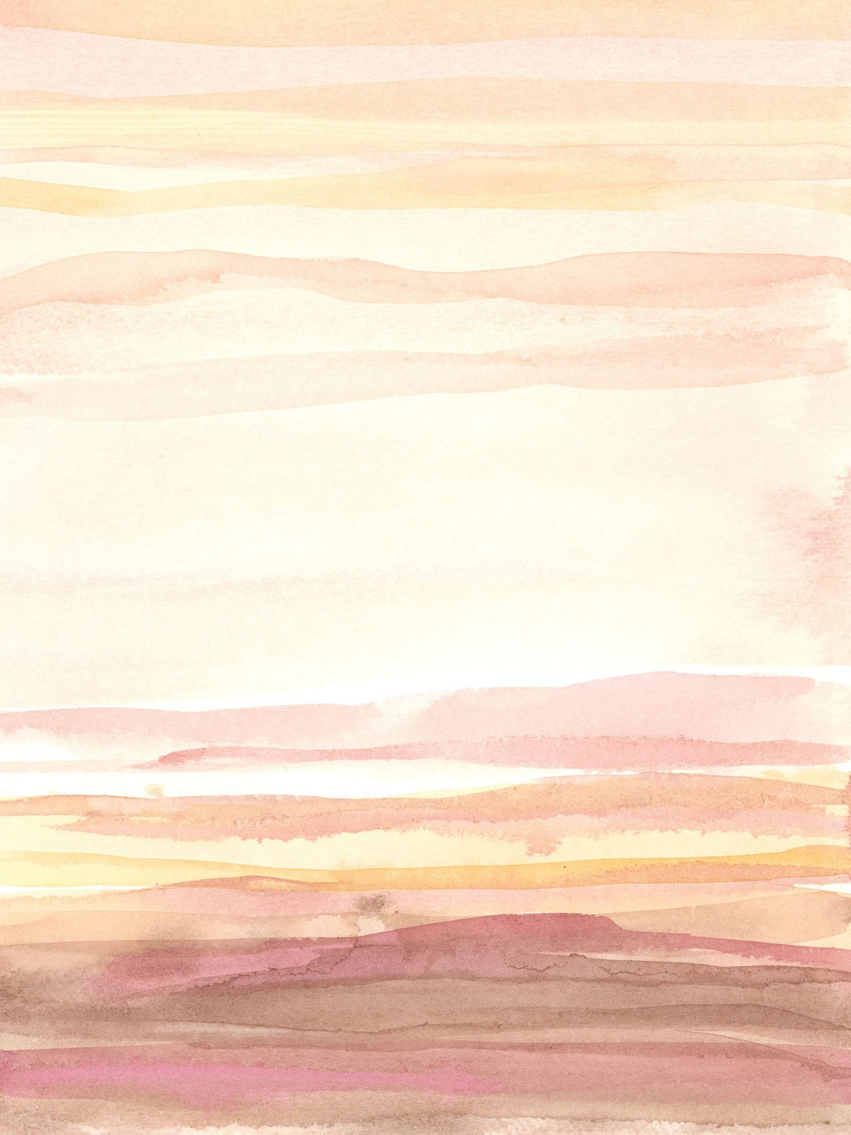 Pink Sunset II Mural Wallpaper - pure wallpaper artwork