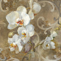 White Orchid Mural Wallpaper - pure wallpaper artwork