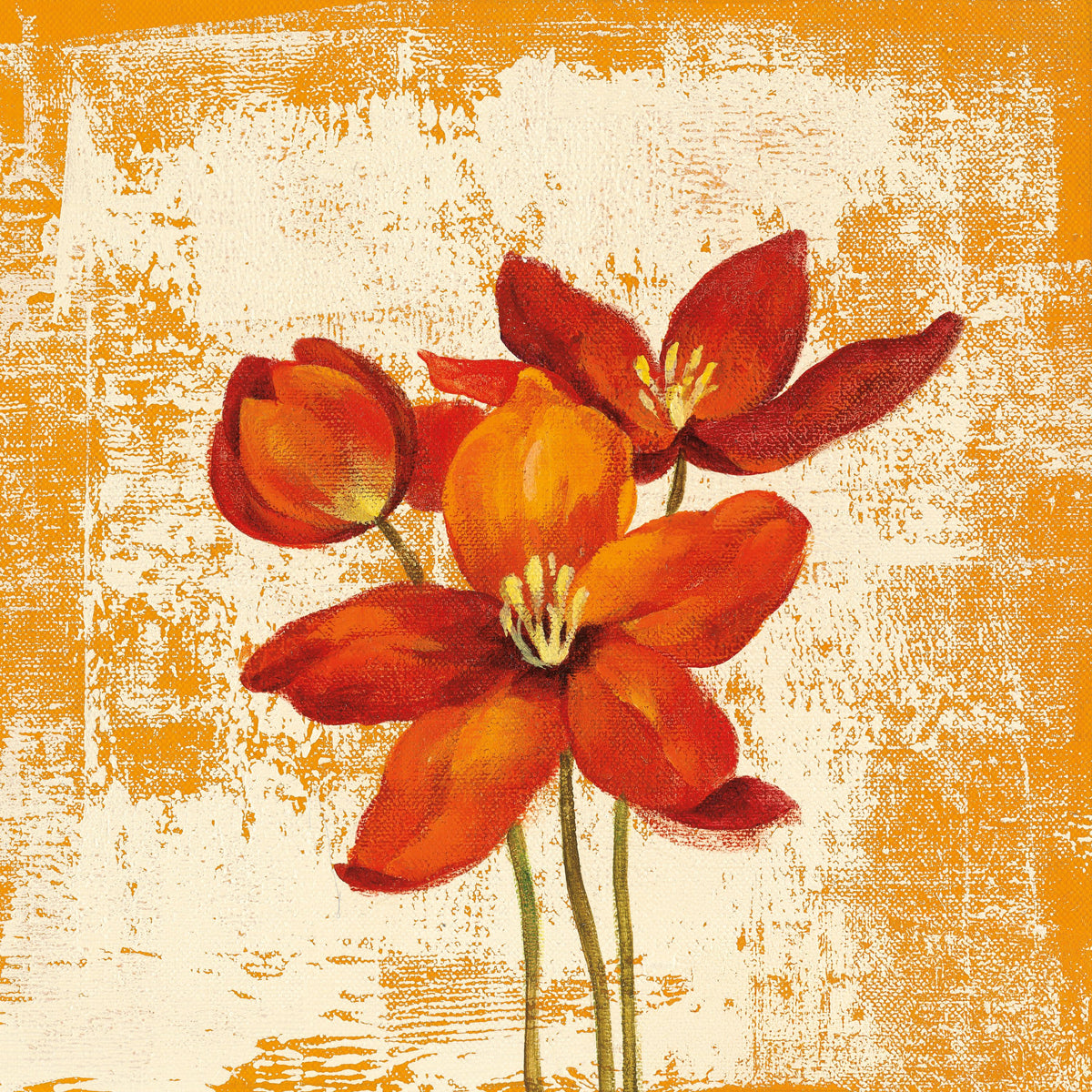 Jewel Flower VIII Mural Wallpaper - pure wallpaper artwork