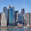 Urban Waterfront Panorama Mural Wallpaper - pure wallpaper artwork