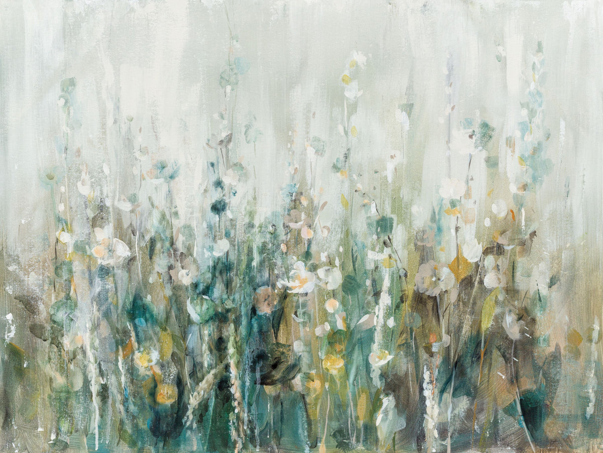 Wildflower Field Mural Wallpaper - pure wallpaper artwork