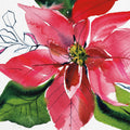 Holiday Poinsettia Mural Wallpaper - pure wallpaper artwork