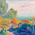 Two Women by the Shore, Mediterranean Mural Wallpaper - pure wallpaper artwork
