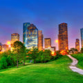 Lush Houston Sunset Mural Wallpaper - pure wallpaper artwork