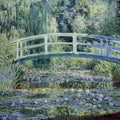 Water Lilies and Japanese Bridge Mural Wallpaper - pure wallpaper artwork