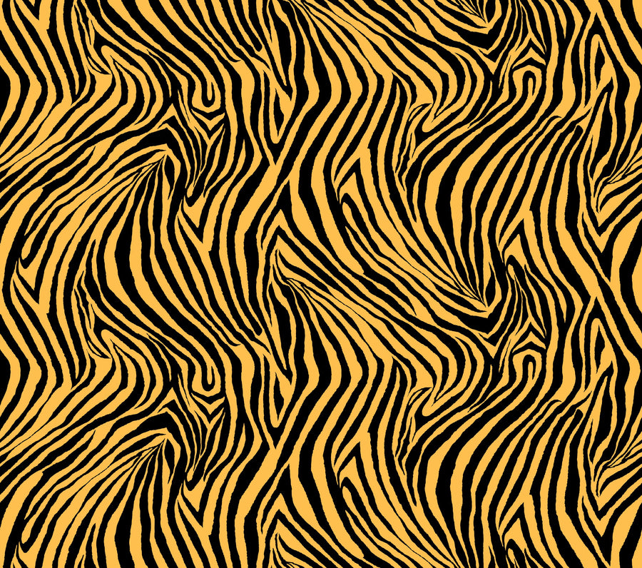 A Stripe of Zebra, Sunflower Mural Wallpaper