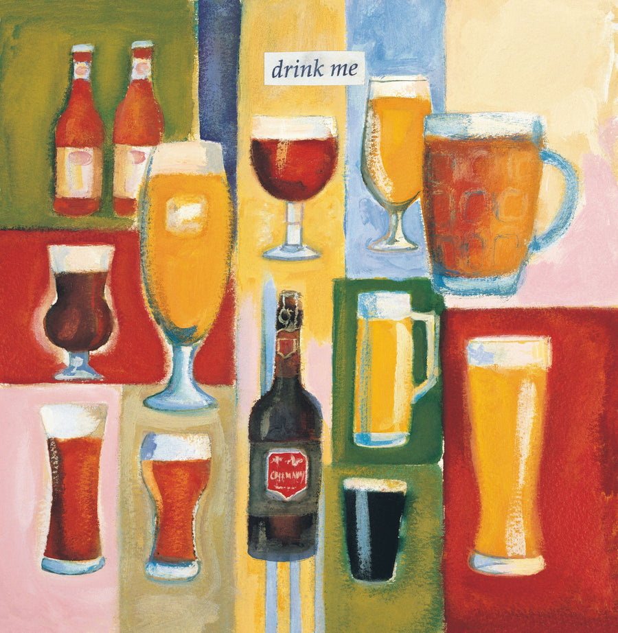 Drink Me Mural Wallpaper