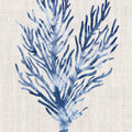 Shibori Coral IV on Linen Mural Wallpaper - pure wallpaper artwork