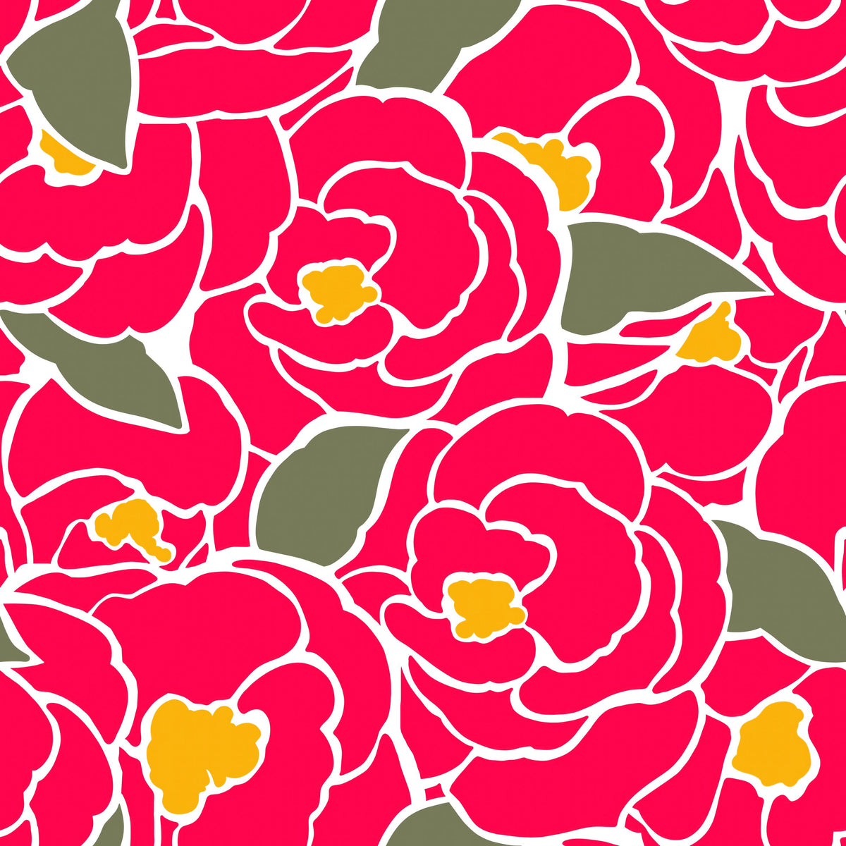 Vibrant Bloom Mural Wallpaper - pure wallpaper artwork