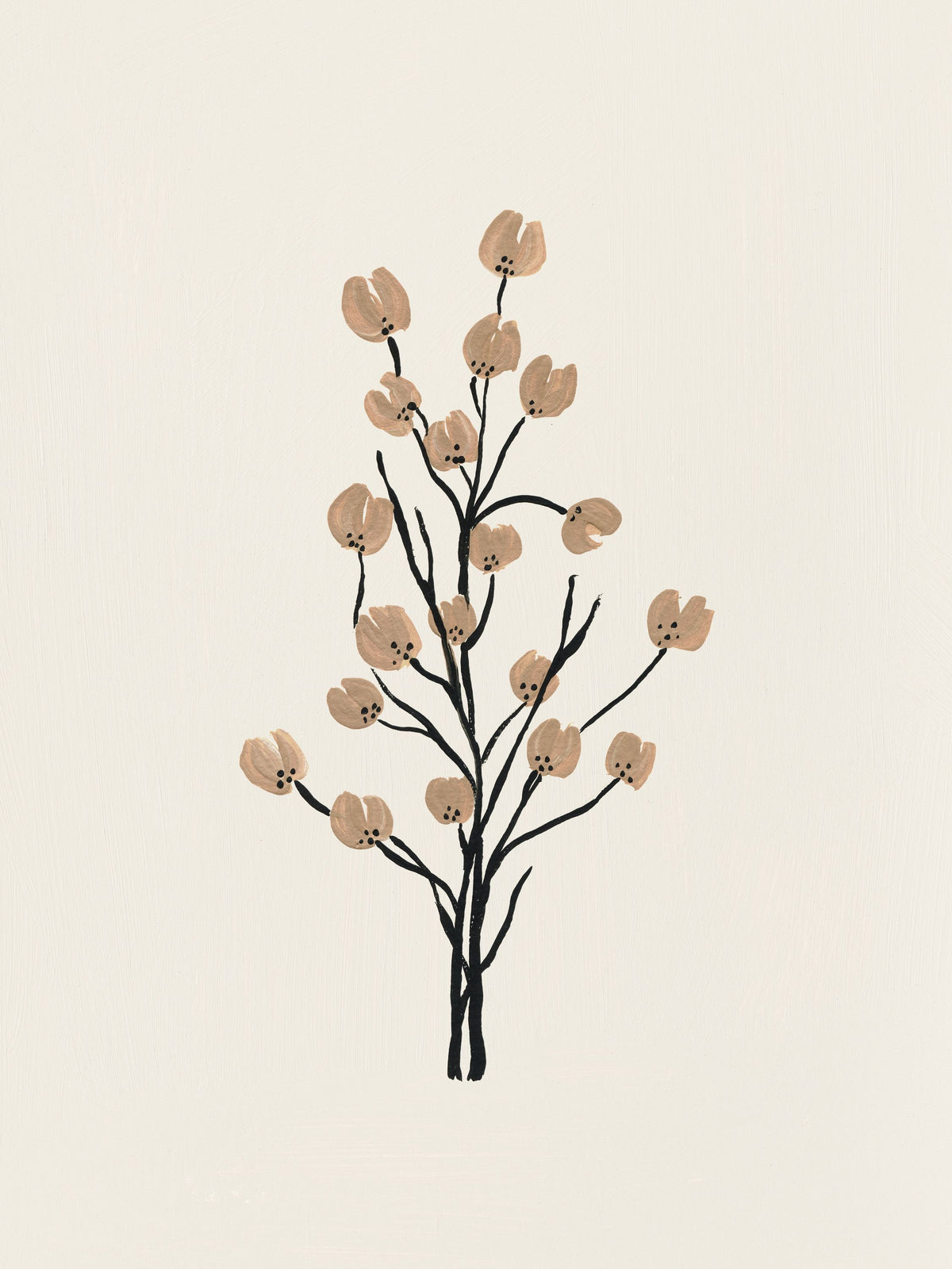 Petite Floral IV Mural Wallpaper - pure wallpaper artwork