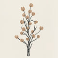Petite Floral IV Mural Wallpaper - pure wallpaper artwork