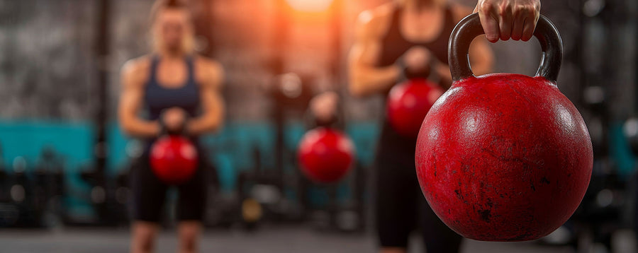 Kettlebell Time Mural Wallpaper