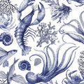 Ocean Miracles, Blue Mural Wallpaper - pure wallpaper artwork