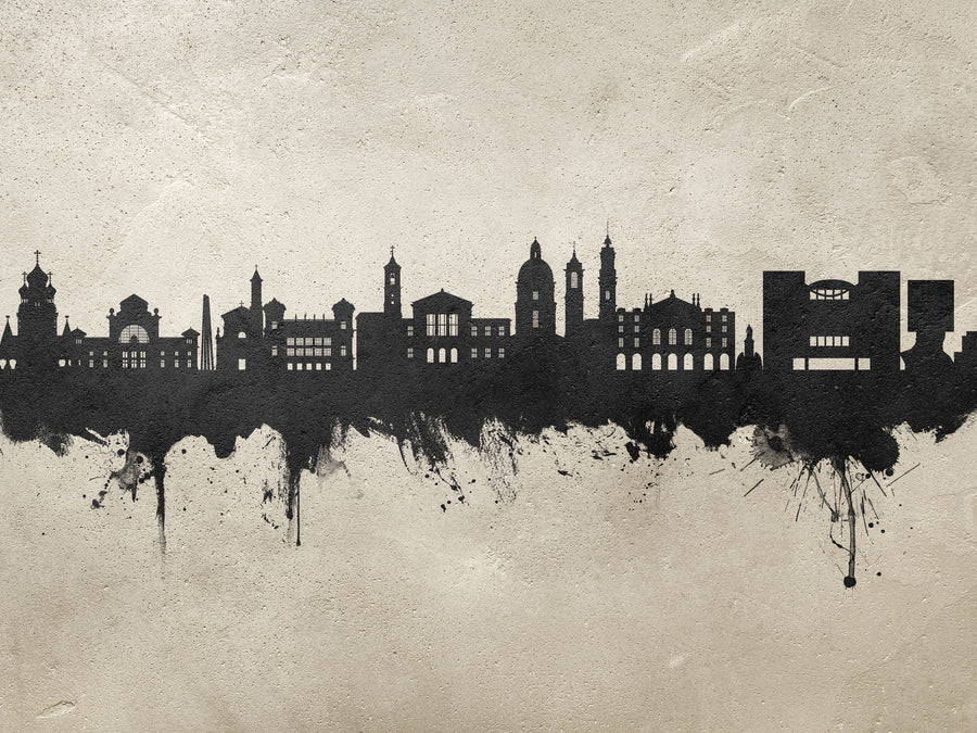 Nice France Skyline Concrete Mural Wallpaper