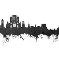 York England Skyline Black & White Mural Wallpaper - pure wallpaper artwork