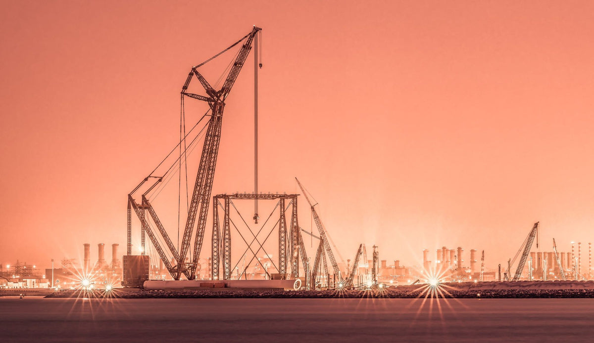 Industrial Bay Mural Wallpaper - pure wallpaper artwork
