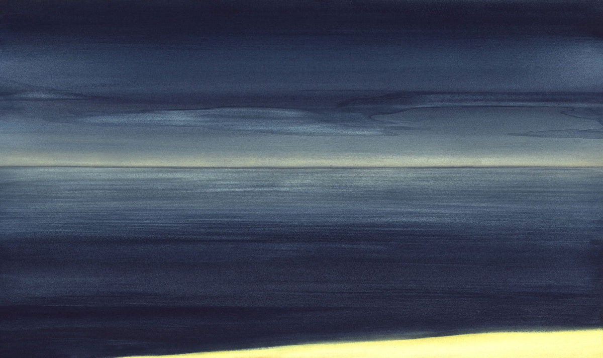 Calm Night Sea Mural Wallpaper - pure wallpaper artwork