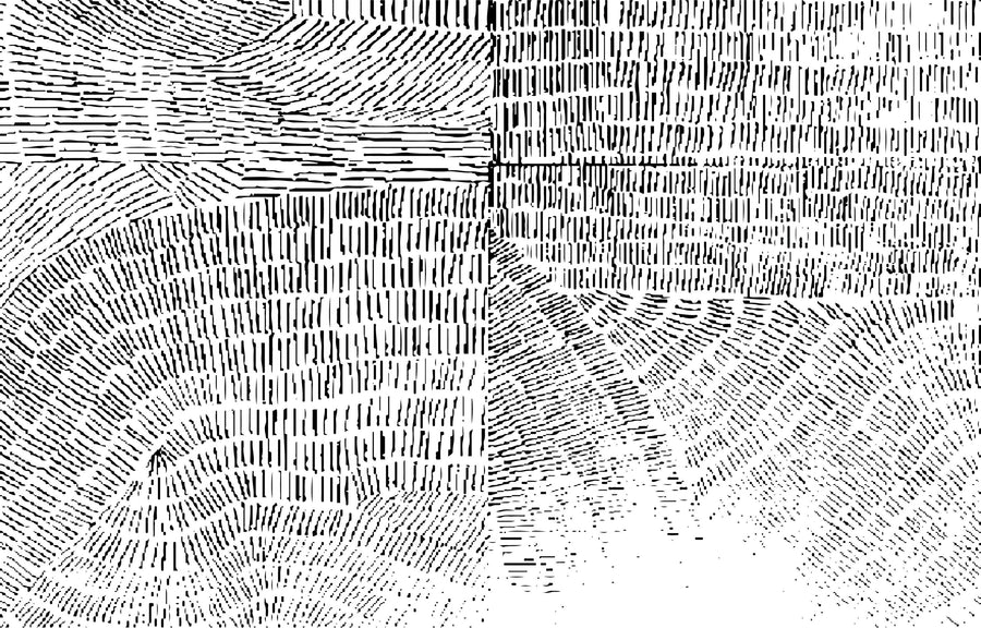 Abstract Fingerprints Mural Wallpaper