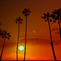 Redondo Beach Sunset Mural Wallpaper - pure wallpaper artwork