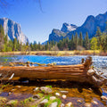 Yosemite Merced River Mural Wallpaper - pure wallpaper artwork