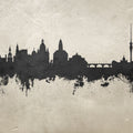 Dresden Germany Skyline Concrete Mural Wallpaper - pure wallpaper artwork