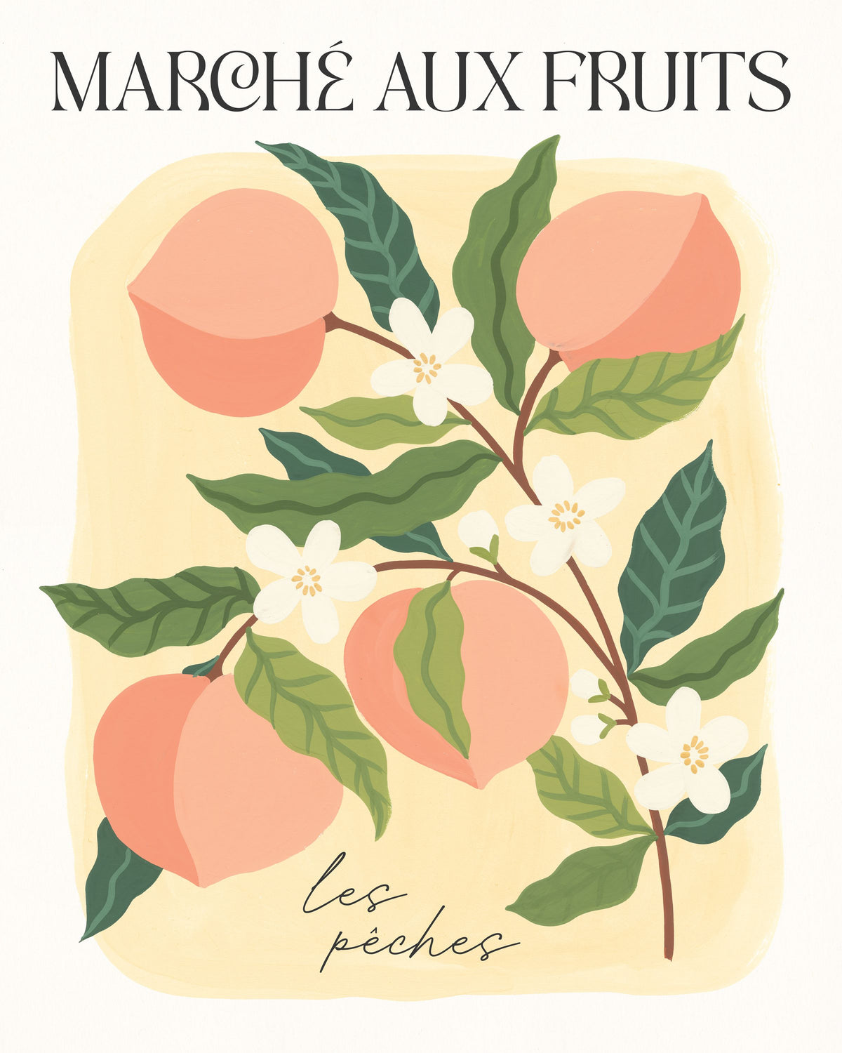 Marche Aux Fruits IV Mural Wallpaper - pure wallpaper artwork