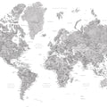 World Map Cities - Jimmy Mural Wallpaper - pure wallpaper artwork