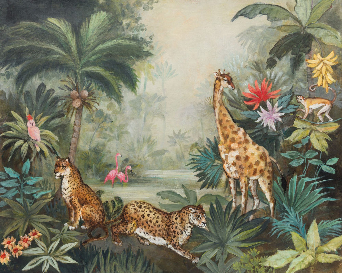 Jungle Break Mural Wallpaper - pure wallpaper artwork