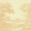 Riverbank Oak Landscape, Oat Mural Wallpaper - pure wallpaper artwork