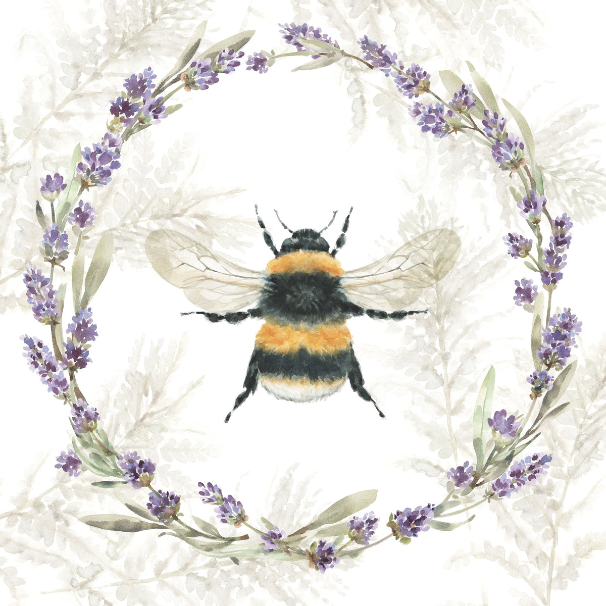 Fresh Lavender IV Mural Wallpaper - pure wallpaper artwork