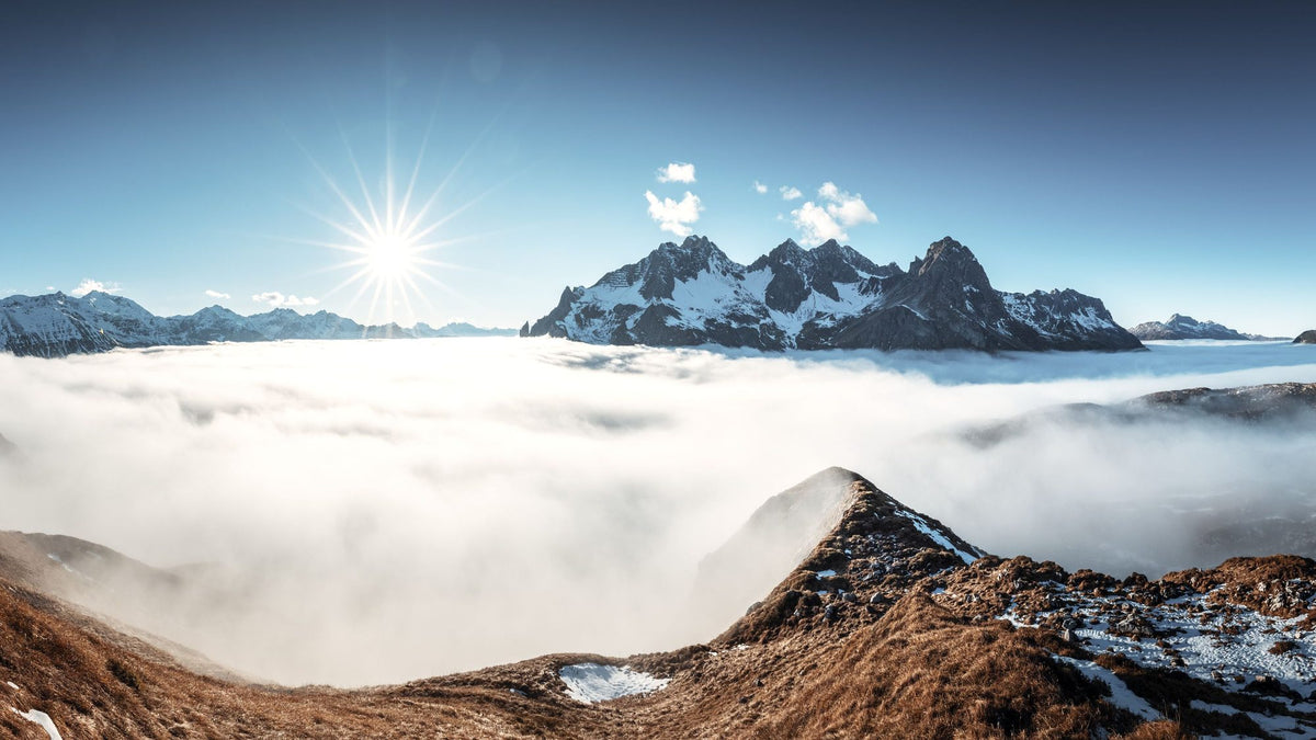Arlberg Fall Mural Wallpaper - pure wallpaper artwork