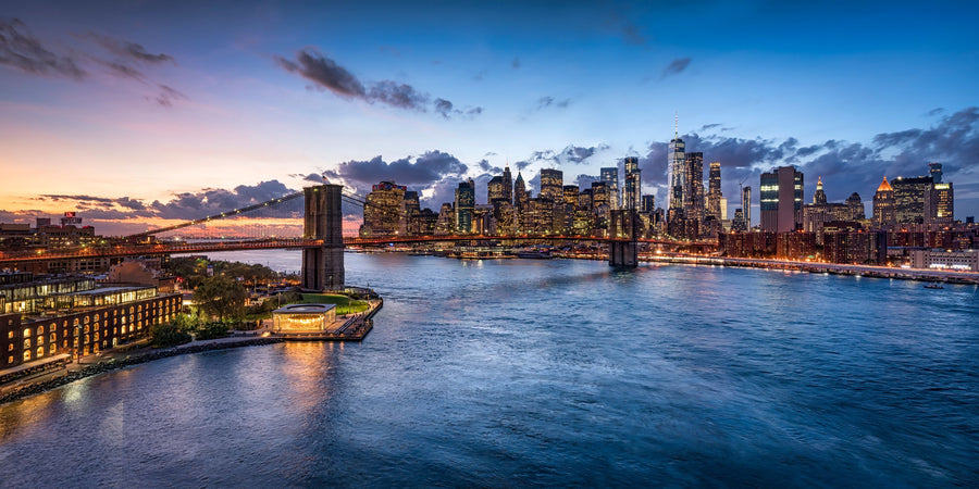 Manhattan Panorama Mural Wallpaper