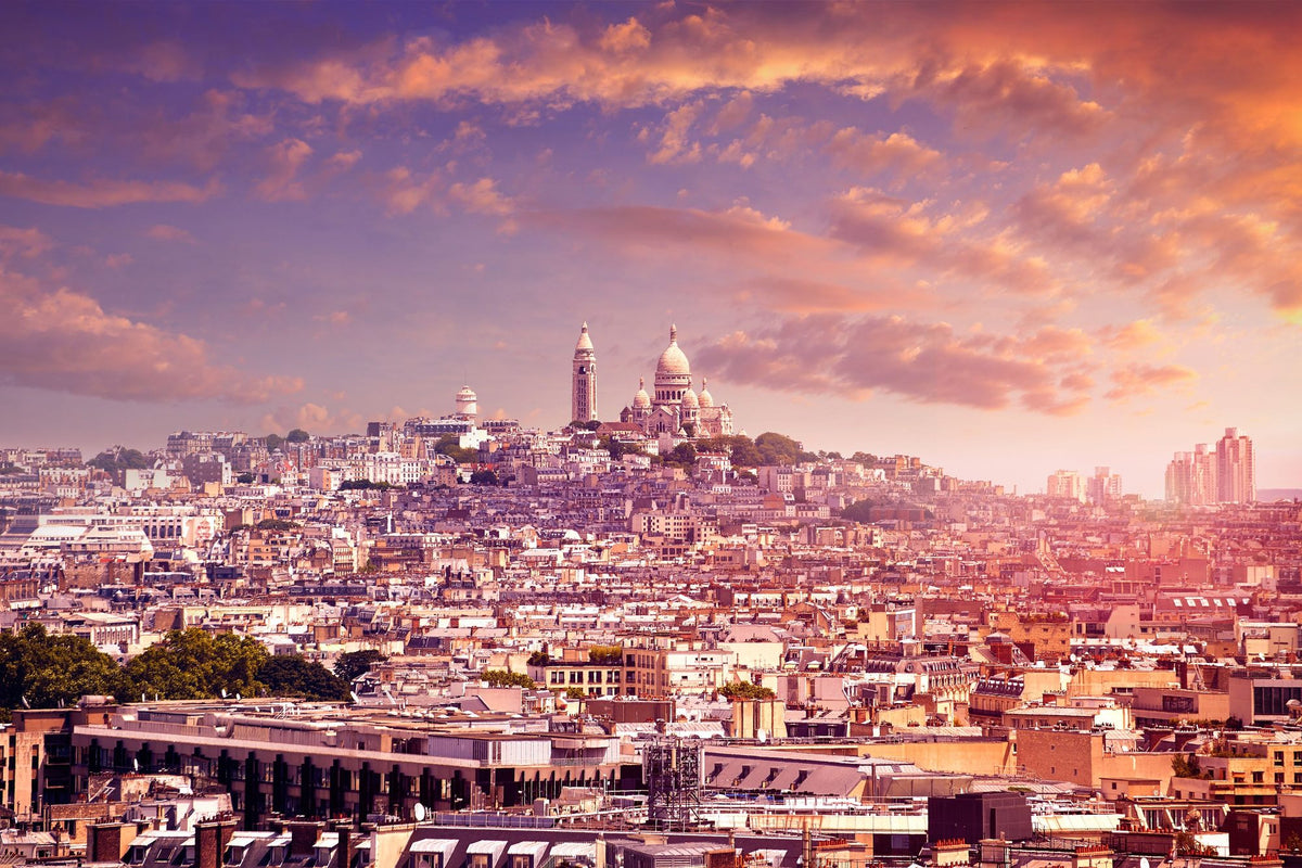 Sacred City Sunset Mural Wallpaper - pure wallpaper artwork
