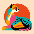 Safari Cat IV Mural Wallpaper - pure wallpaper artwork
