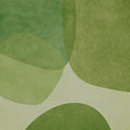 Embracing Shapes, Dill Green Mural Wallpaper - pure wallpaper artwork