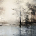 Scenic Evening Lake Mural Wallpaper - pure wallpaper artwork