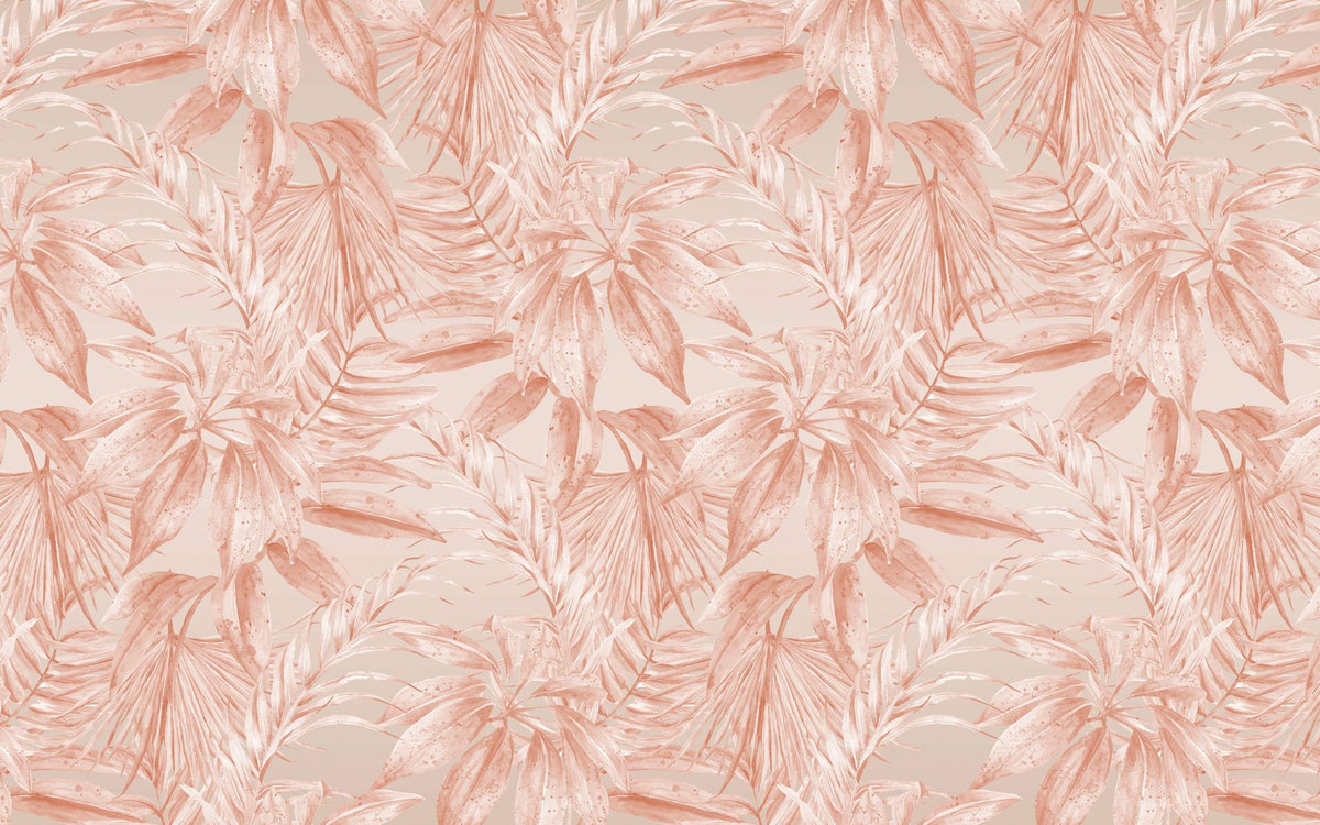Leaves on Mars Mural Wallpaper - pure wallpaper artwork