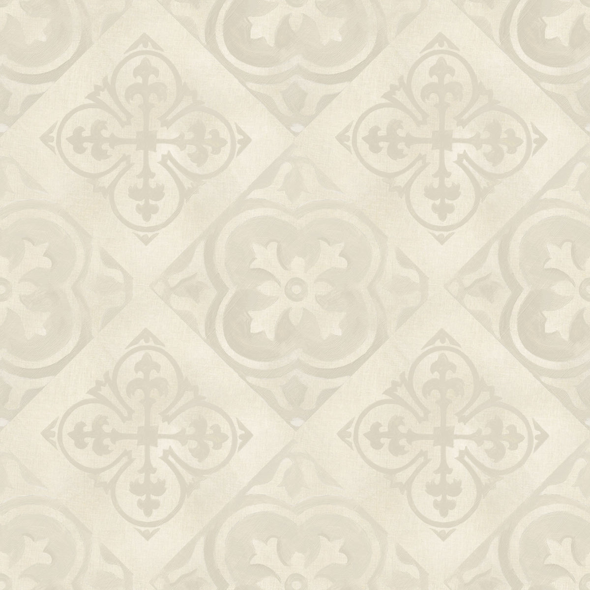Tile It Up Beige Mural Wallpaper - pure wallpaper artwork