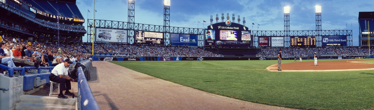 Twilight Ballpark Mural Wallpaper - pure wallpaper artwork