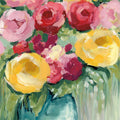 Spring Florals in Vase I Mural Wallpaper - pure wallpaper artwork