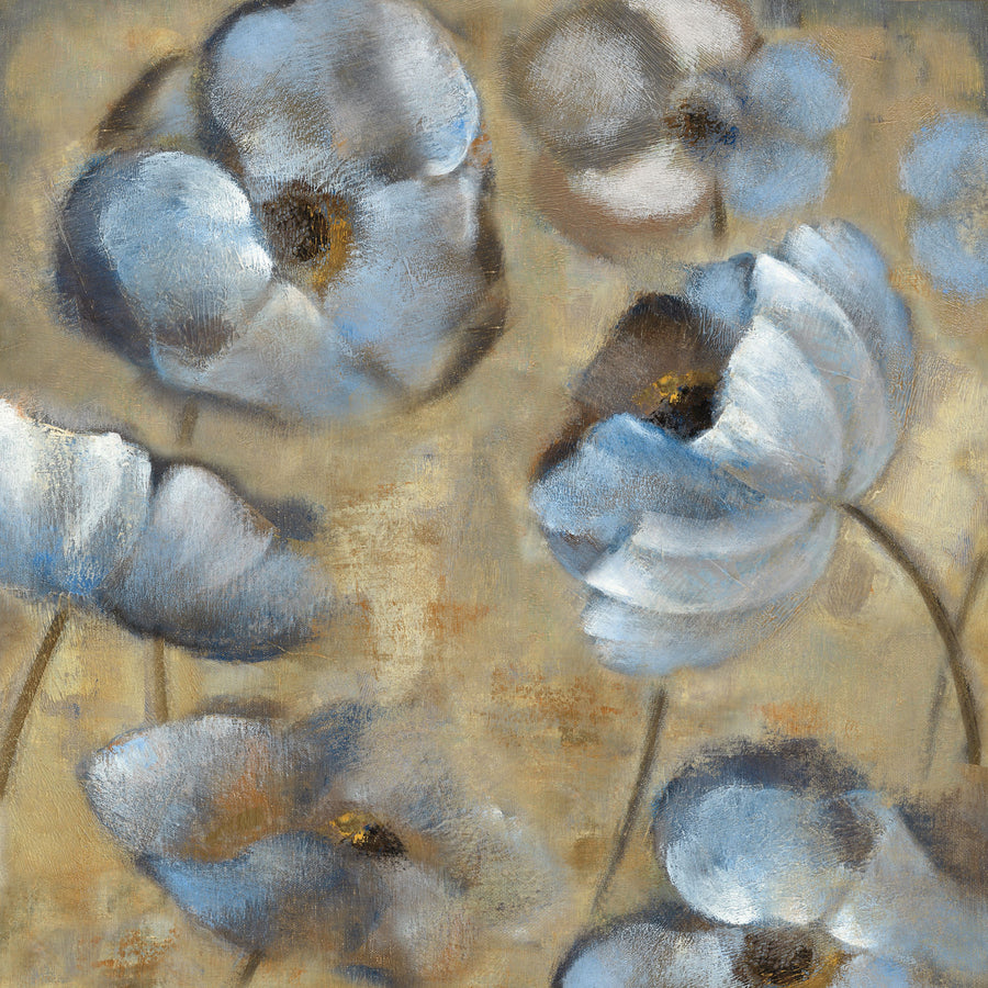 Flowers in Dusk II Mural Wallpaper