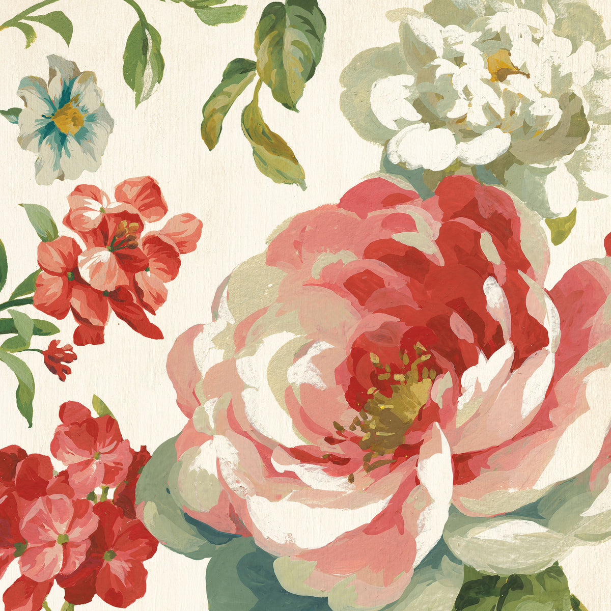 Elegant Floral IV Mural Wallpaper - pure wallpaper artwork