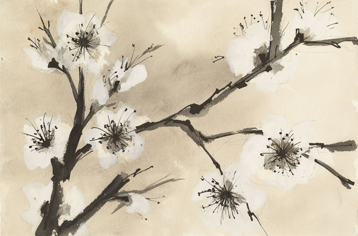 Spring Blossoms II Mural Wallpaper - pure wallpaper artwork