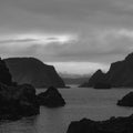 Twillingate Coast BW Mural Wallpaper - pure wallpaper artwork
