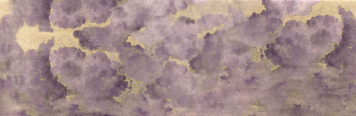 Painted Dreamy Clouds, Lilac Mural Wallpaper - pure wallpaper artwork
