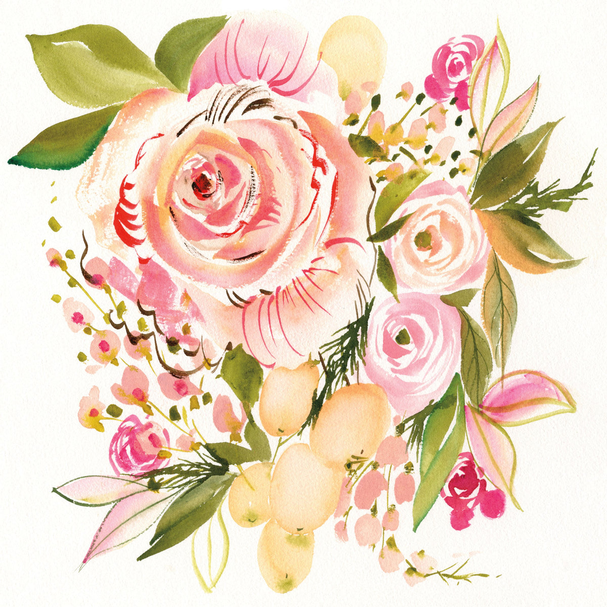 Floral Fantasy II Mural Wallpaper - pure wallpaper artwork
