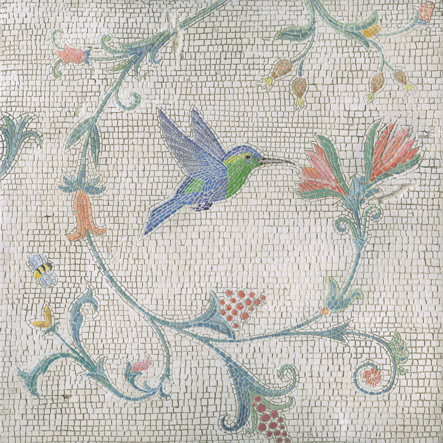 Mosaic Birds IV Mural Wallpaper
